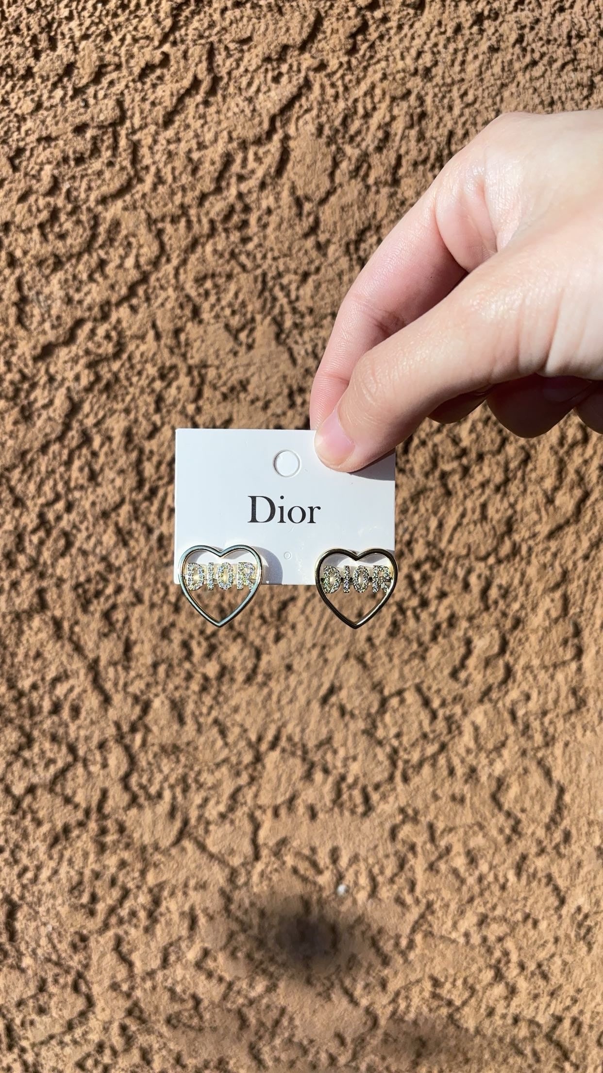 Daisy Heart Studs (Gold)