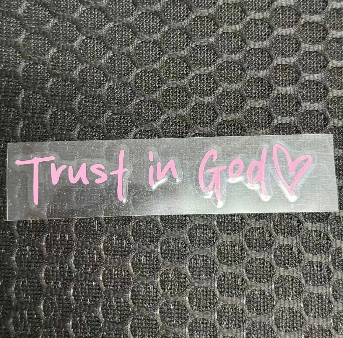 2Pcs Trust In God Decal