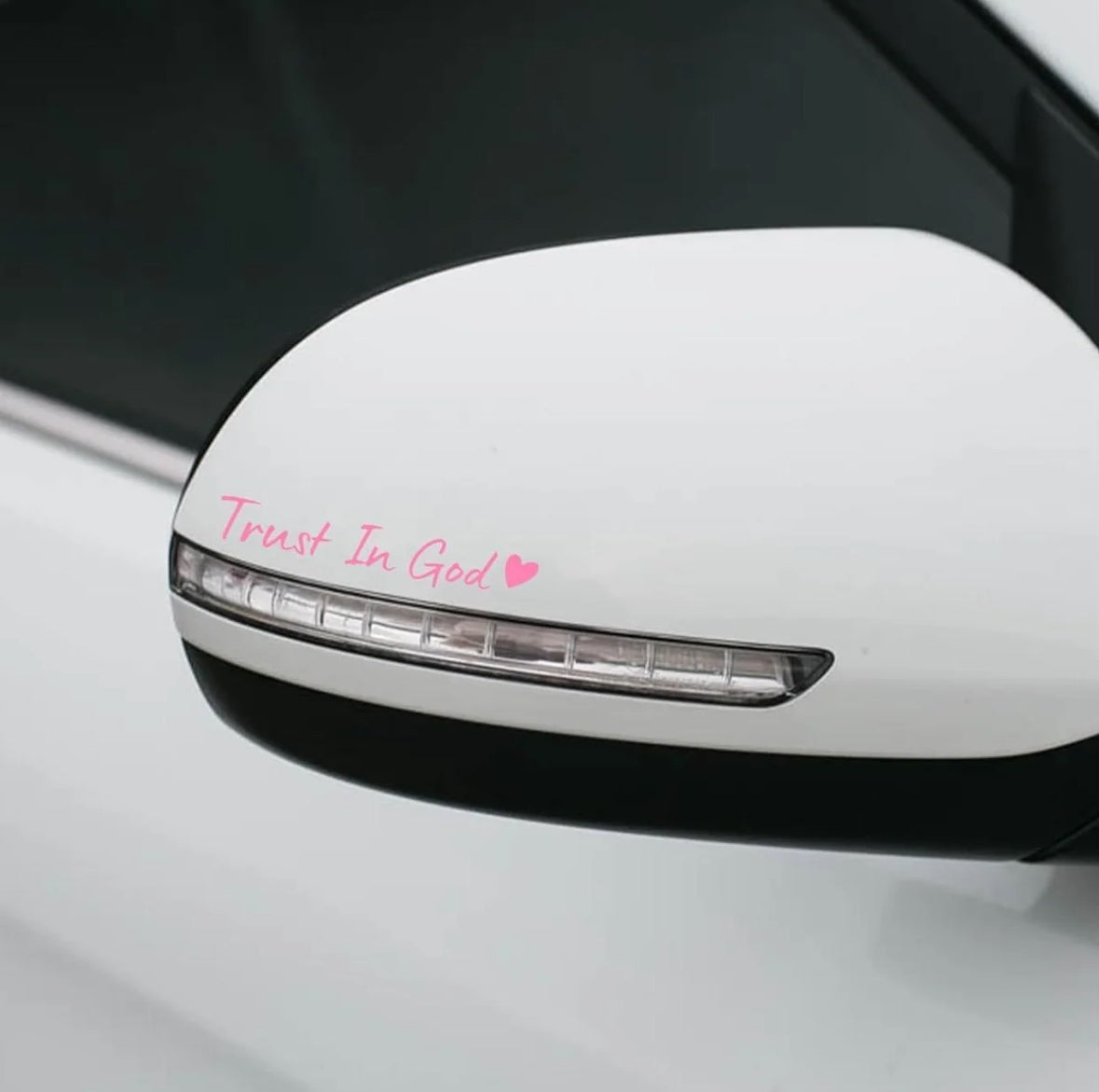 2Pcs Trust In God Decal