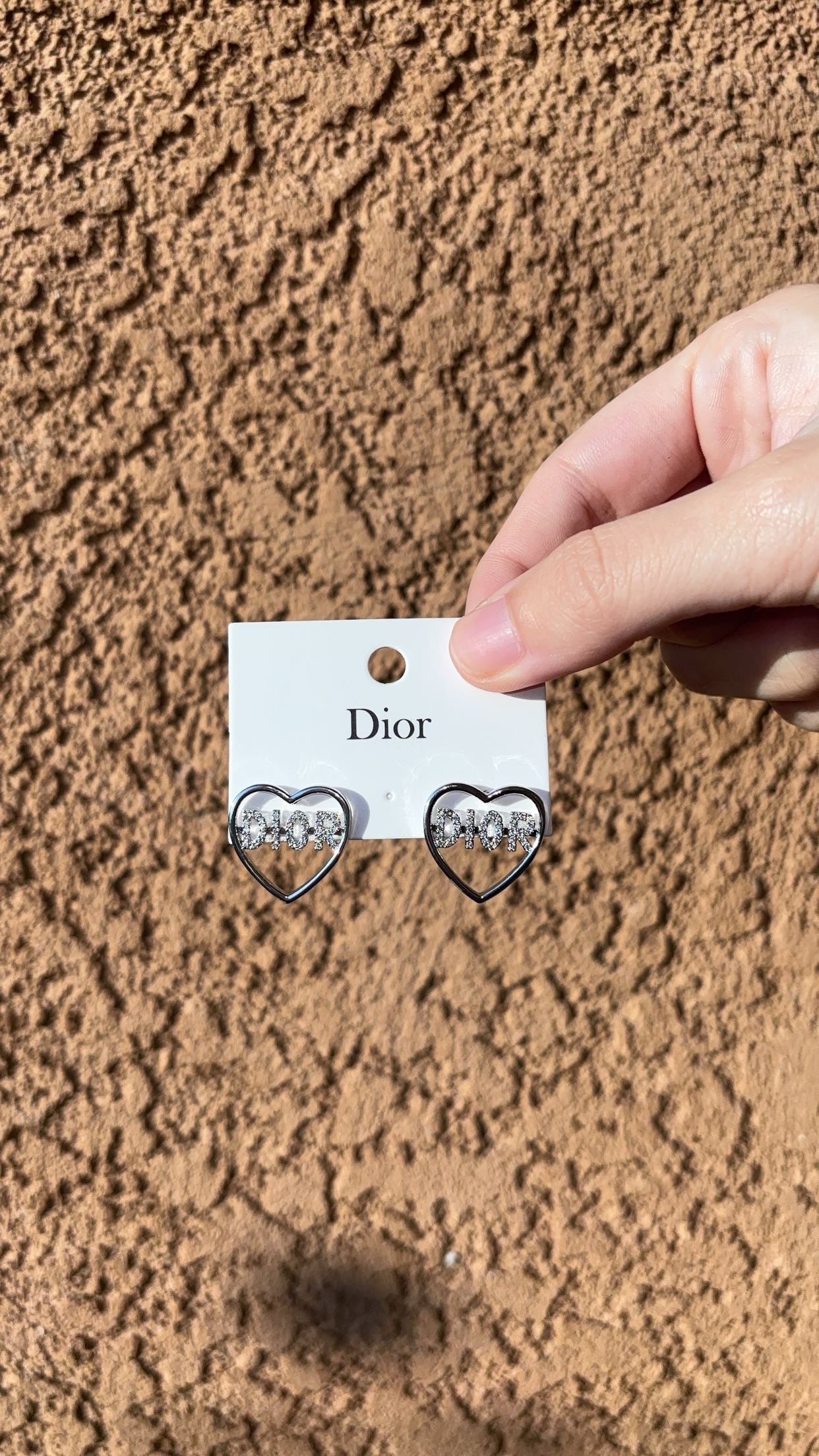 Daisy Heart Studs (Silver)