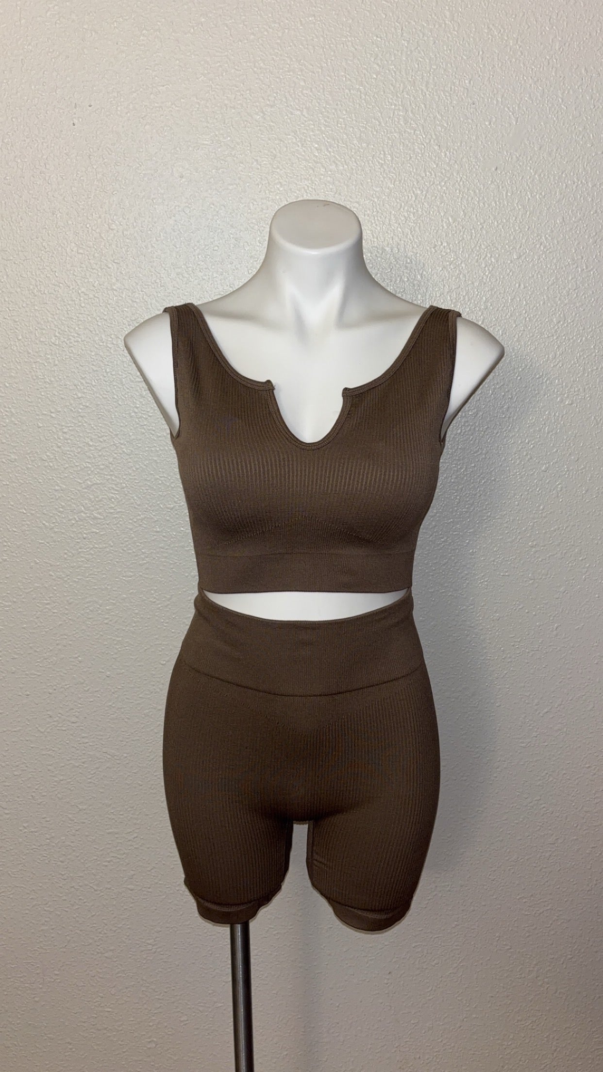 Brown gym set