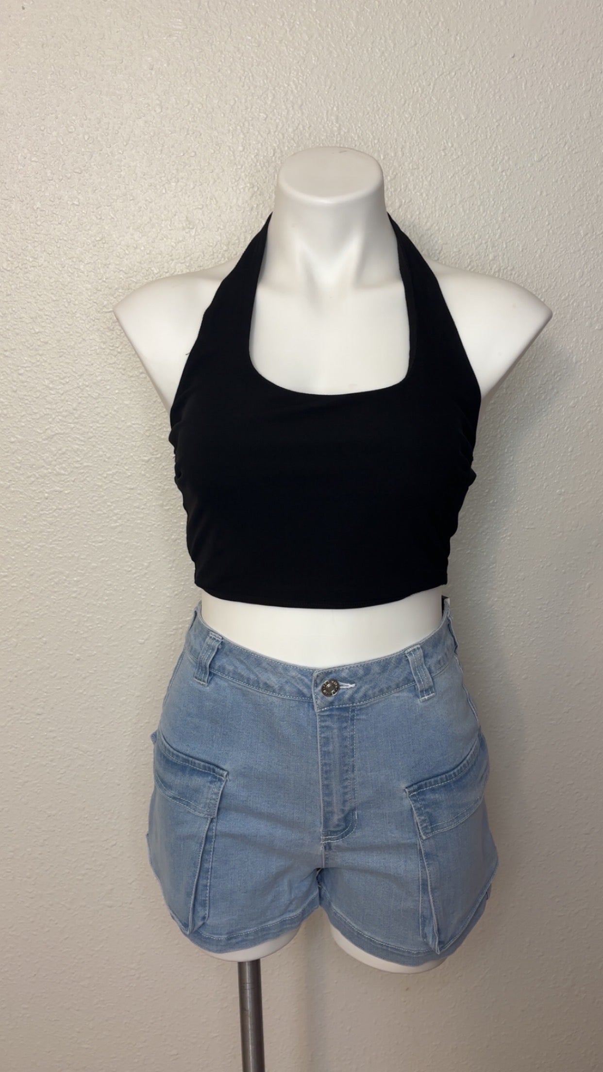 Halter top - Black