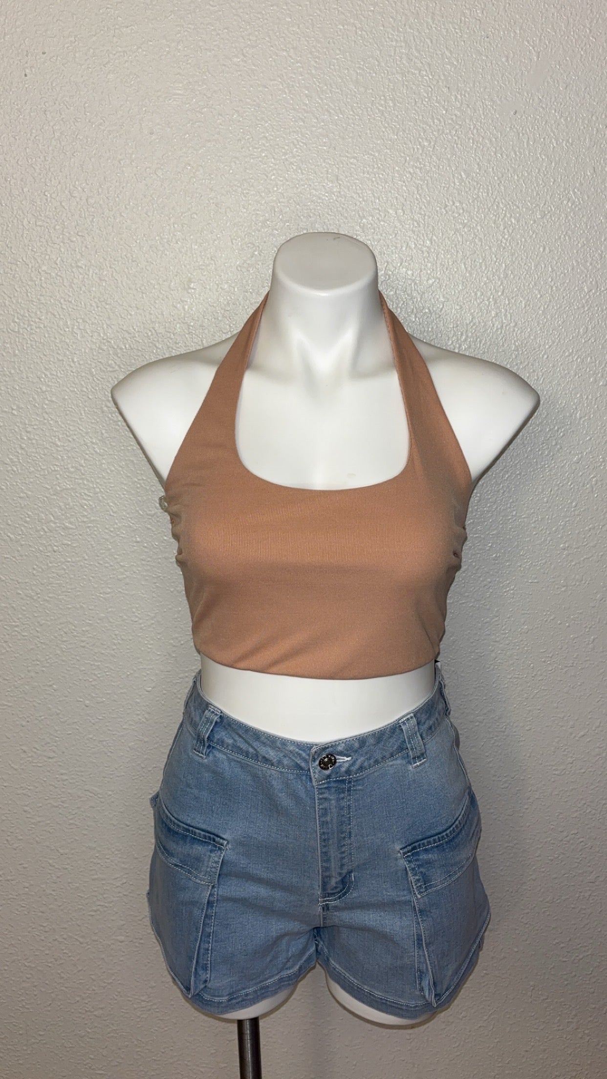 Halter top - Nude