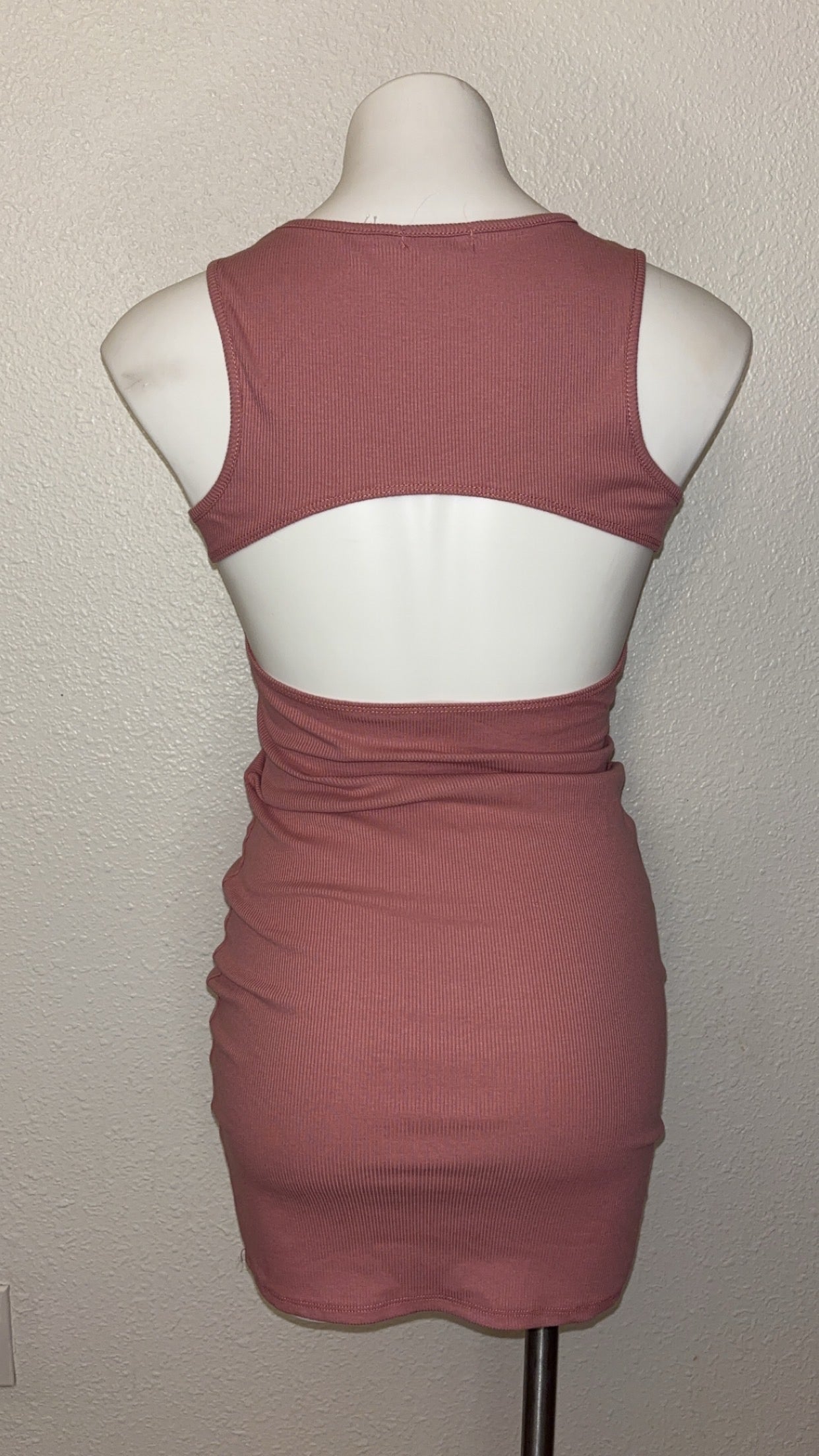 Open back dress