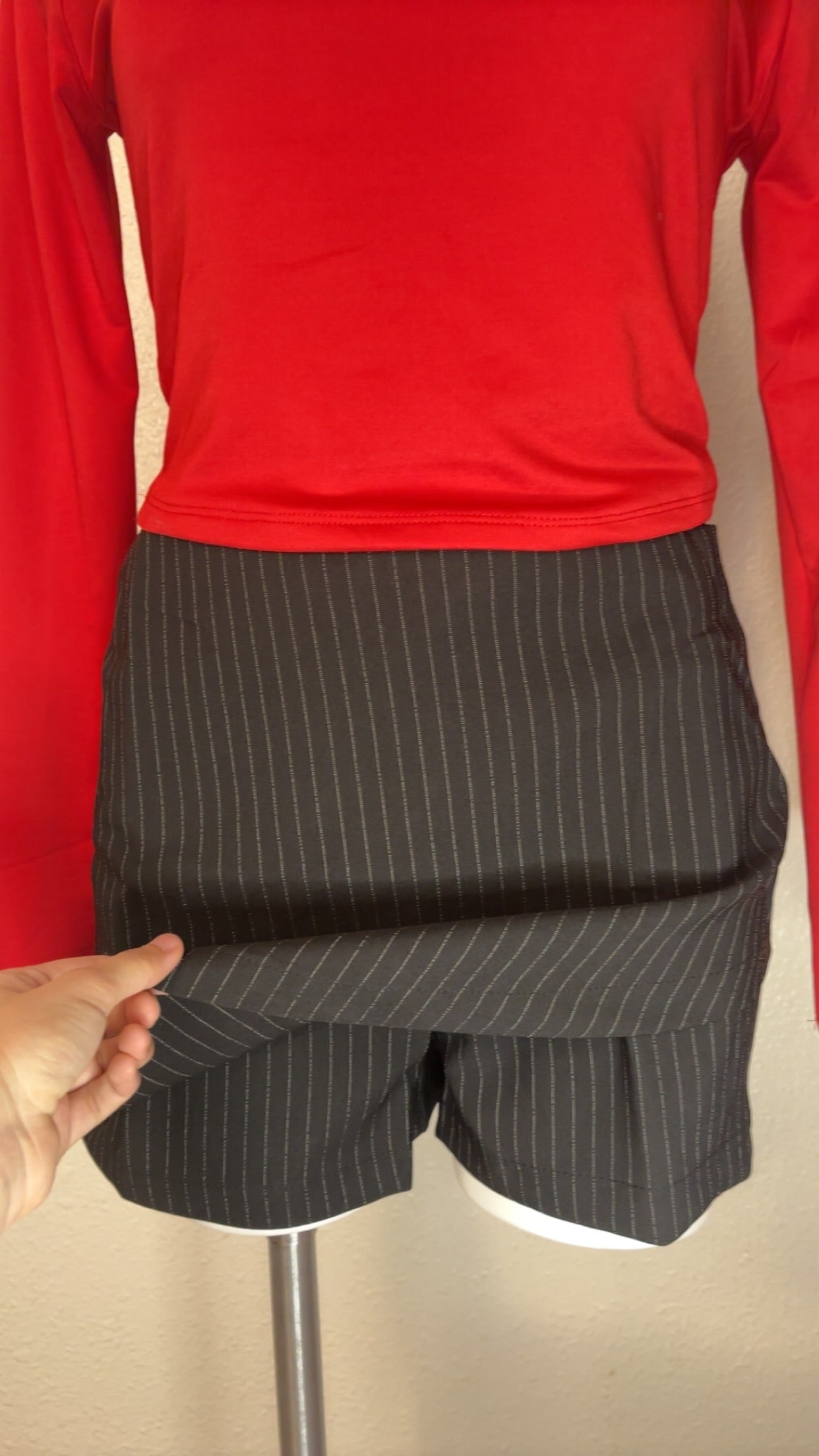 Striped skort