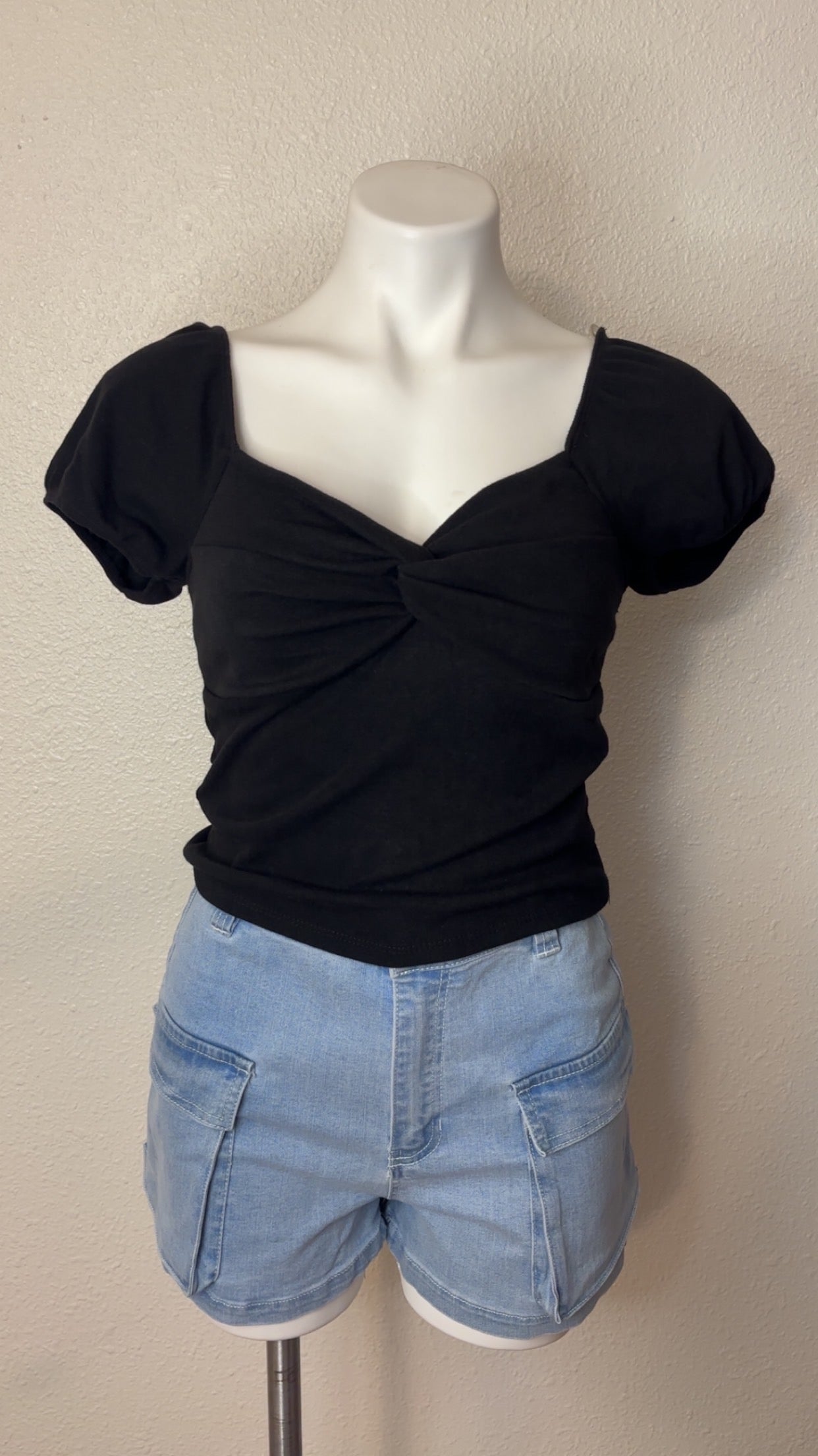 Elena criss cross top