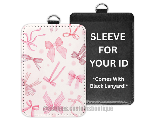 Pink Coquette ID Lanyard