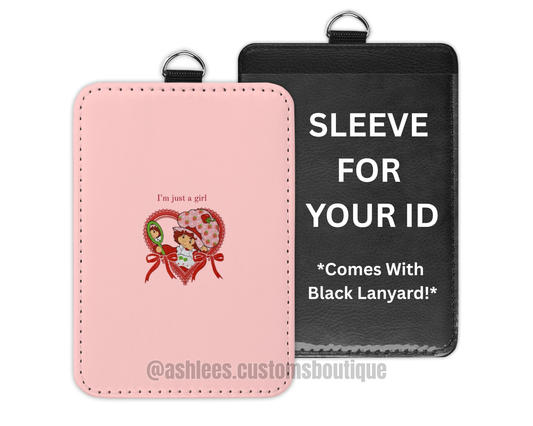 Just A Girl ID Lanyard
