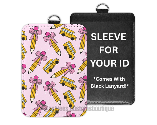 Bow Pencil ID Lanyard