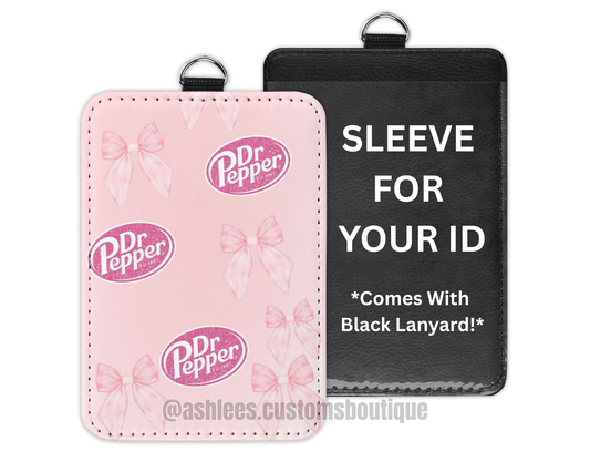 Coquette Dr Pepper ID Lanyard